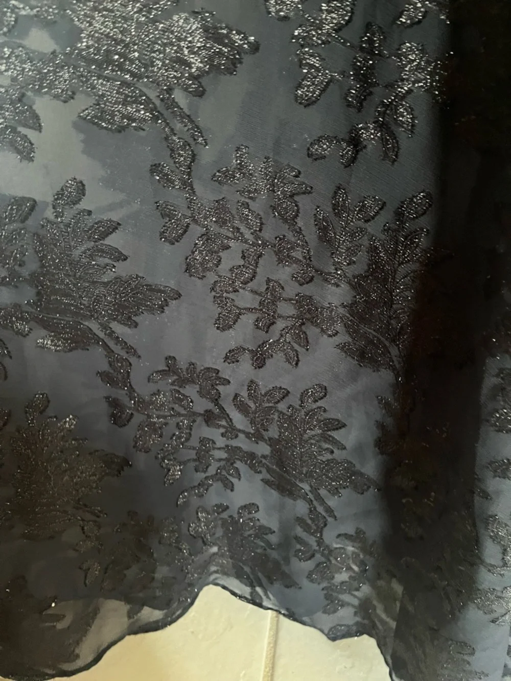 House of CB Maxi Dress Navy Blue Floral Esme Fil Coupe Corset Gown size XS - Picture 8 of 12